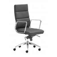 Zuo Modern 205892 Engineer High Back Office Chair in Black